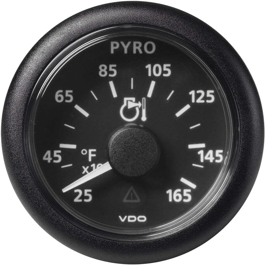 52 MM (2-1/16") ViewLine Pyrometer - 250° to 1650°F - Black Dial & Bezel