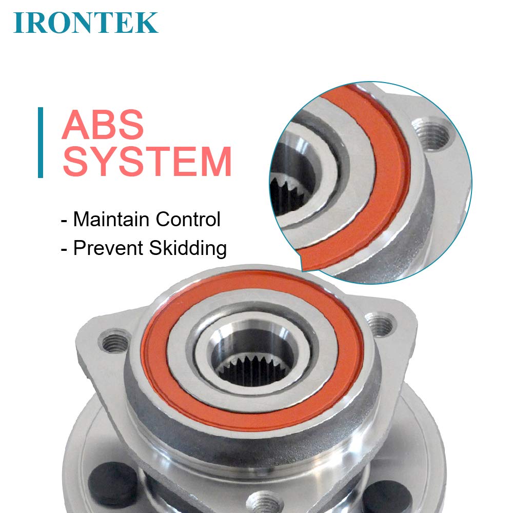 IRONTEK 513084 Front Wheel Bearing and Hub Assembly