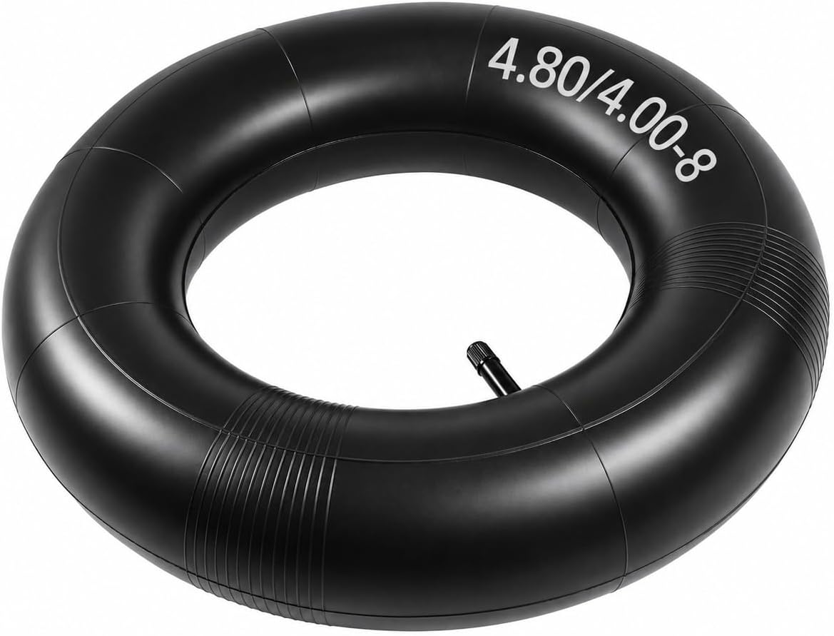Wheelbarrow Tire Inner Tube 4.80/4.00-8 Replacement for Hand Truck, Dolly, Lawn Mower, Trailer - 15.5 in Outside