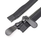 #8 24 Inch Large Two Way Separating Jacket Zipper for Sewing Black