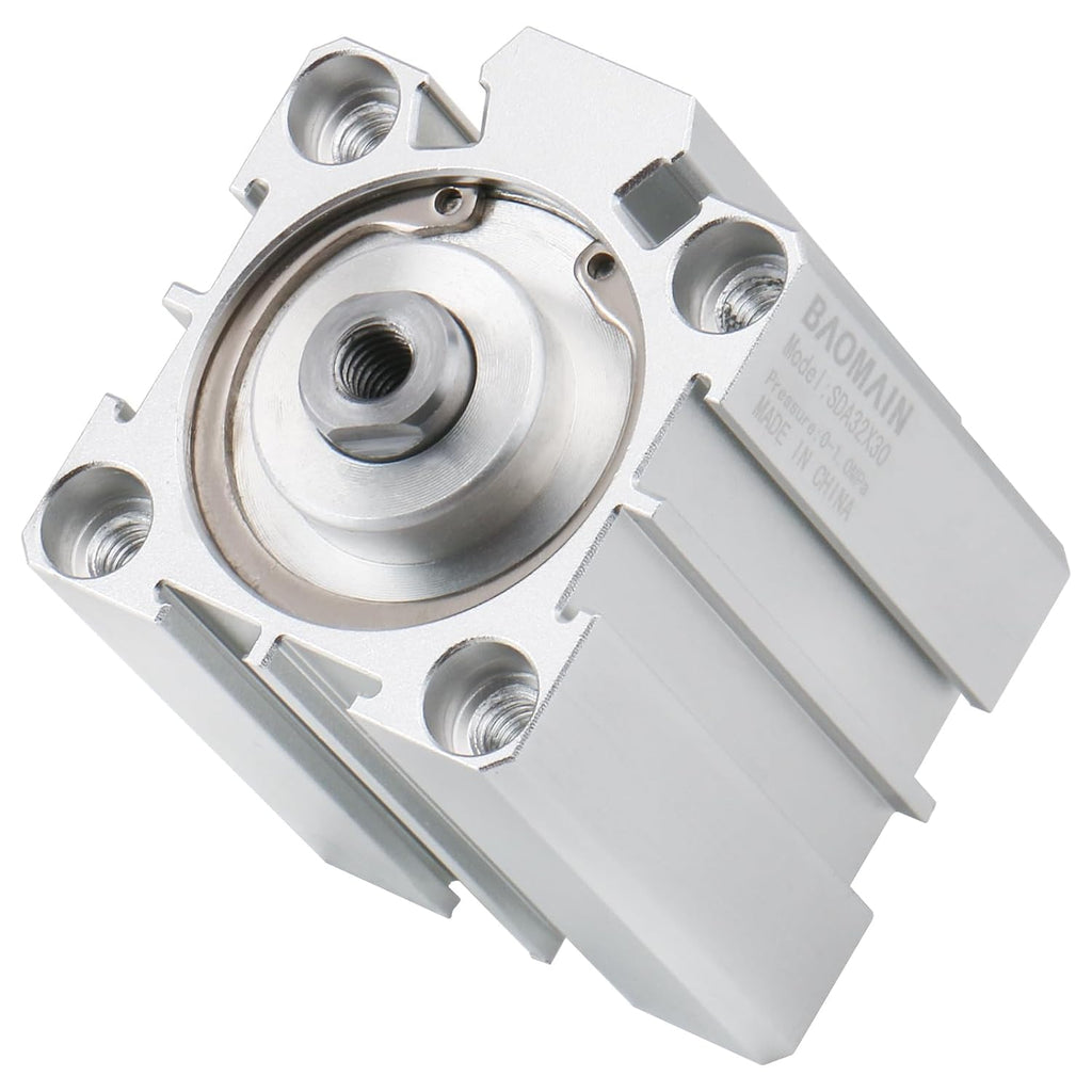 Baomain Compact Thin Air Cylinder SDA32x30 32mm Bore 30mm Stroke