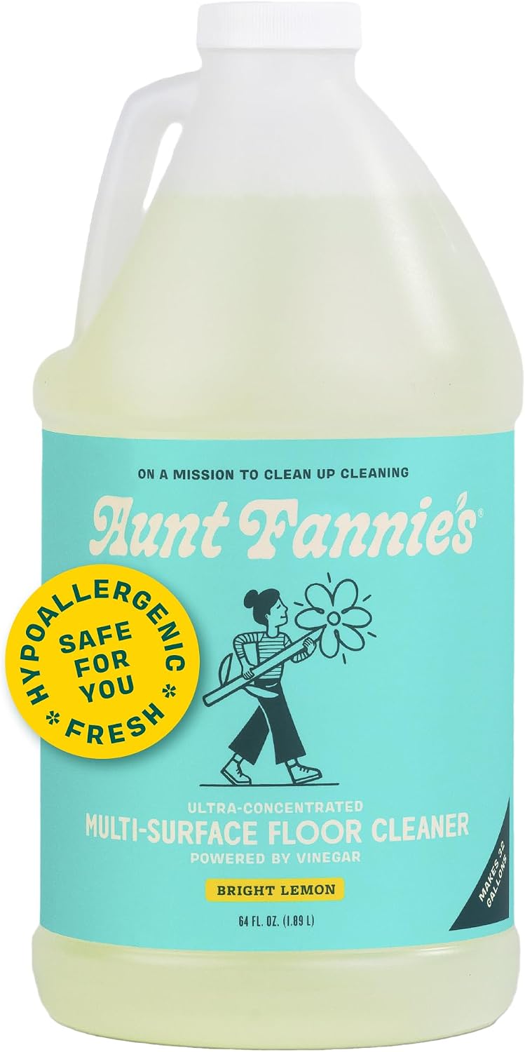 Ultra Concentrated Vinegar Floor Cleaner, Bright Lemon, 64 oz