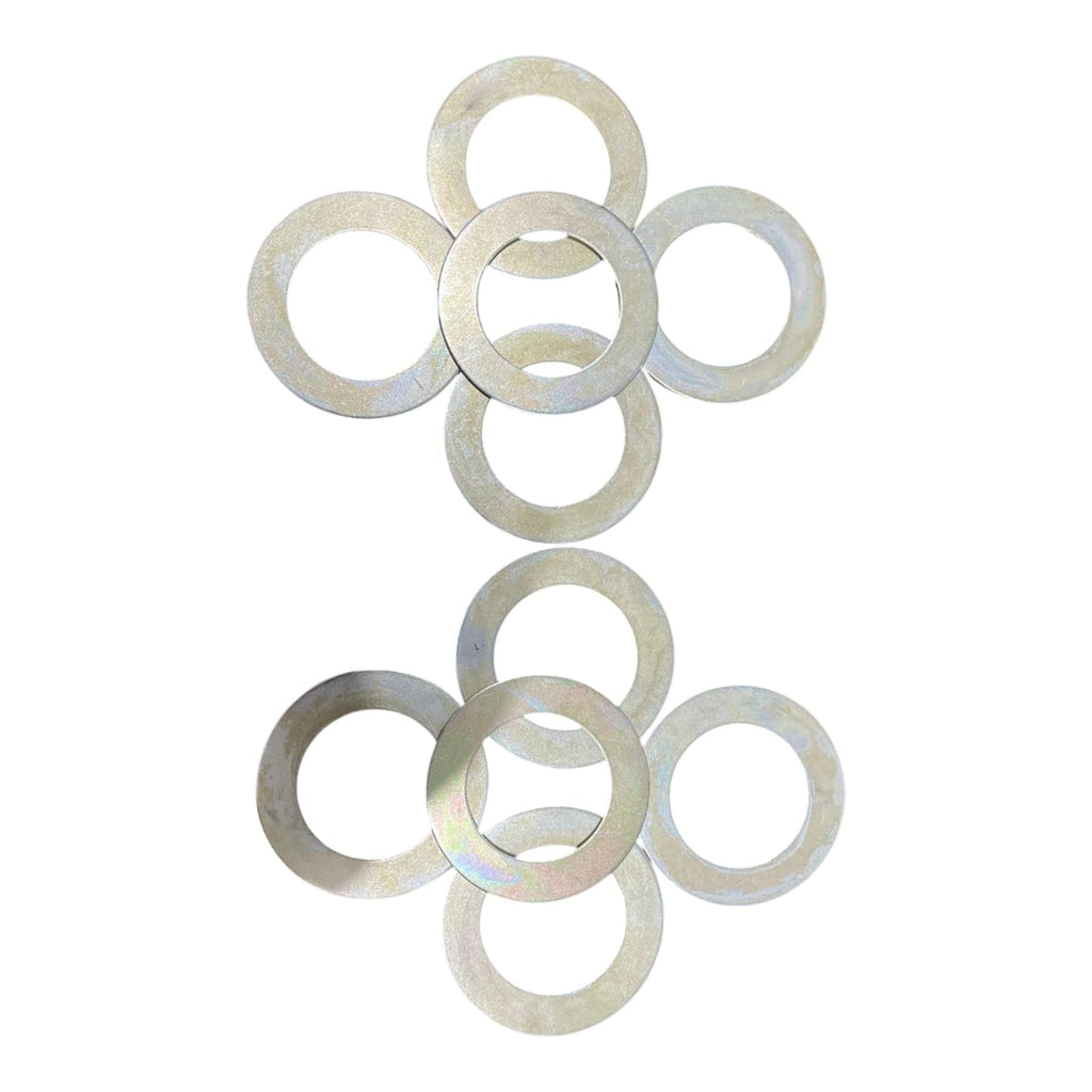 Bucket Pin Shims Washers Size 80mm x 50mm x 2mm 823/00220, Set of 10 Pcs Fits and Compatible with Various Earthmoving Machines and Excavator Machine