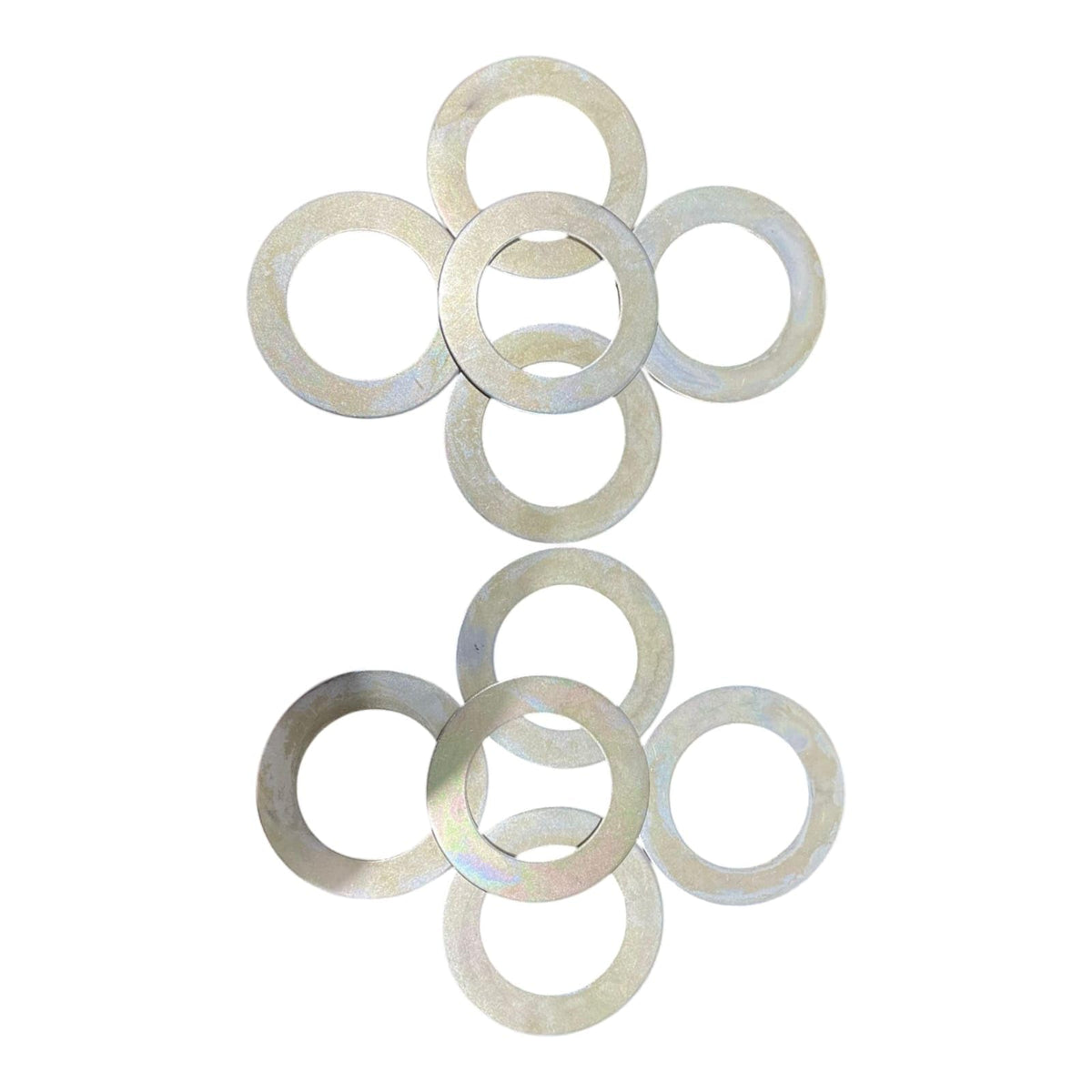 Bucket Pin Shims Washers Size 80mm x 50mm x 2mm 823/00220, Set of 10 Pcs Fits and Compatible with Various Earthmoving Machines and Excavator Machine