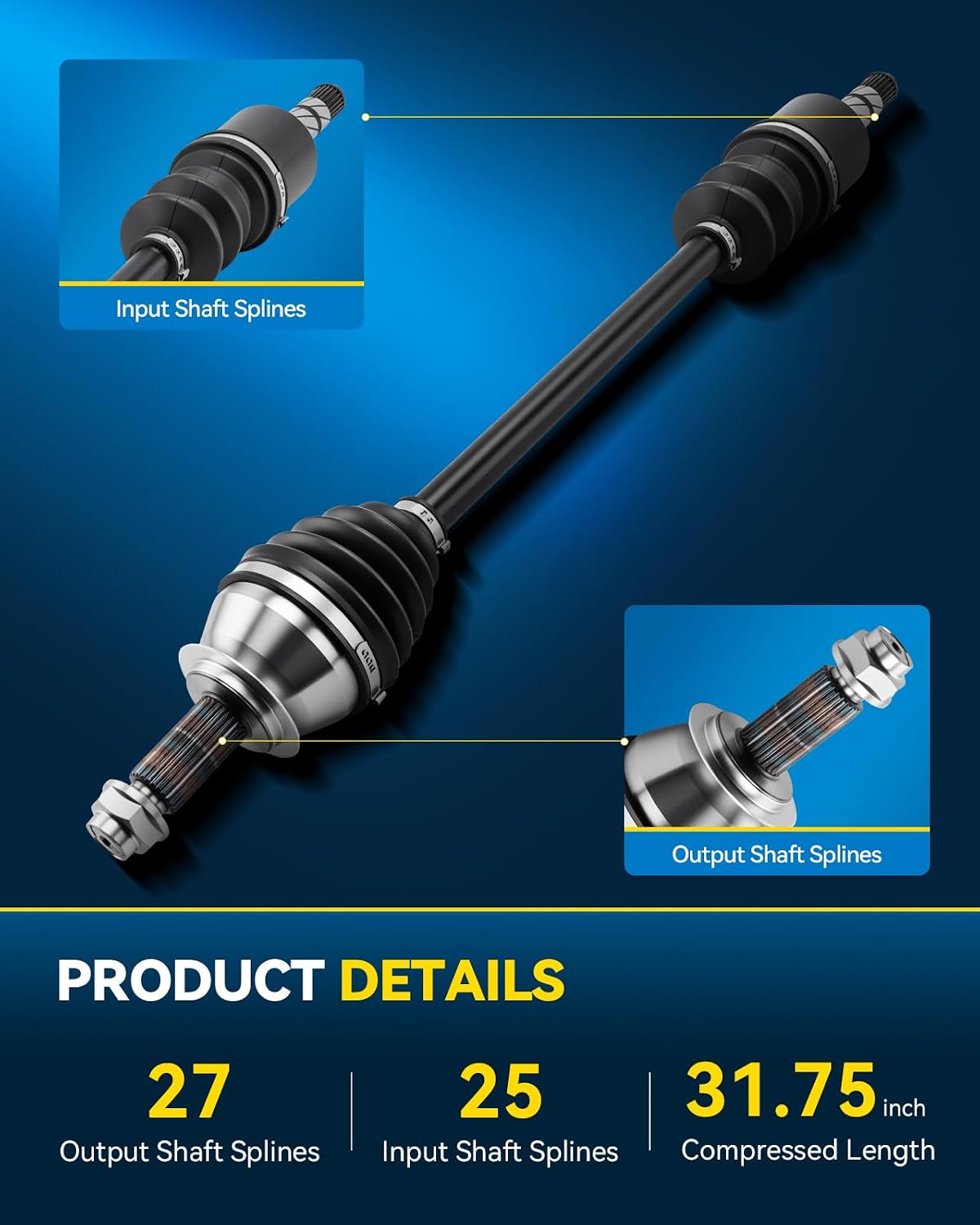 PHILTOP Front CV Axle Shaft for Forester, Outback, Legacy