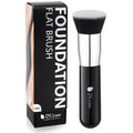 Kabuki Foundation Brush for Liquid Makeup Flat Top Professional Stick Buffing Blending Mineral Powder Large Face