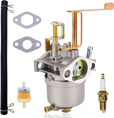 Carburetor for Buffalo Tools Sportsman GEN1100 GEN154 2.4HP 2.8HP 1500 2000 Watts Firman Ridgid Pulsar 4-Stroke OHV Engine Portable Gasoline Generator with Spark Plug Gasket Fuel Line Filter Carb Kits