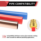 6Pcs EFIELD 3/4 Inch x 3/4 Male Adapter Push Fitting(PF125-6)