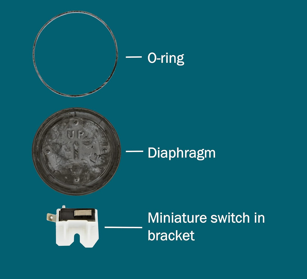 Little Giant SPRK-2 Sump Pump Diaphragm Switch Repair Kit WITHOUT Casing, Black, 599320
