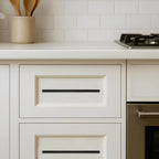 1 Pack 18 Inch Appliance Pull Matte Black Kitchen Square Cabinet Handles Solid Heavy Drawer Pulls Kitchen Cabinet
