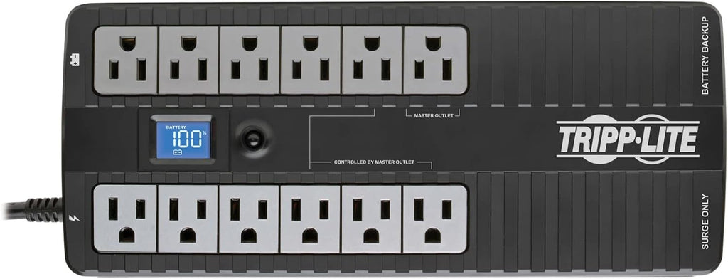 Eaton Tripp Lite ECO850LCD 850VA UPS 425W Battery Backup Surge Protector