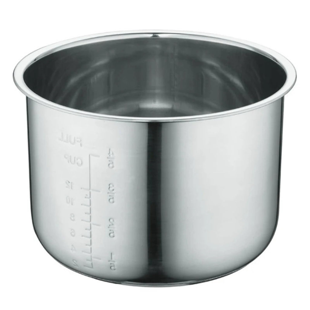 XFHDHR Power Cooker Stainless Steel Replacement Inner Pot Insert Liner Accessory Insert Liner XL 5 Quart Cooke