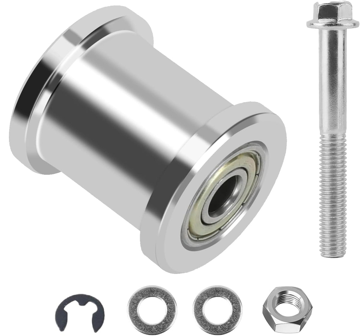 8mm Chain Tensioner w/1.75in Roller for Coleman CT100U Silver
