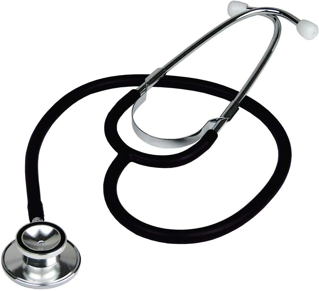 Dual Head Stethoscope w/Snellen Eye Chart, Taylor Percussion Hammer, Otoscope w/Batteries, LED Pupil Gauge Penlight