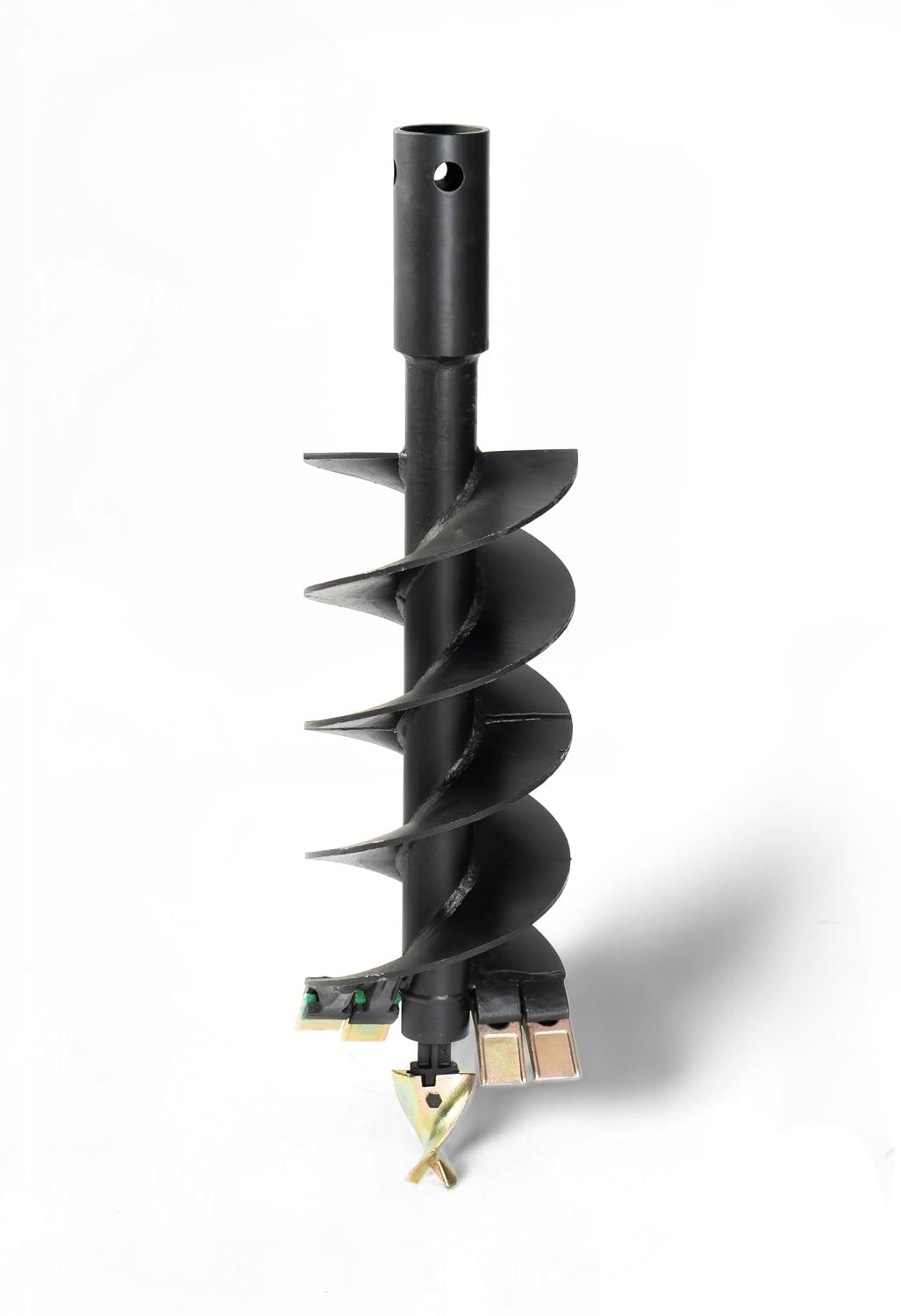 Compact 36" Industrial Duty Earth Auger, 2 9/16 in. Round Drive, 9" Diameter, Interchangeable Standard Edges