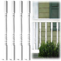 Vinyl Railing Spindles, 1 1/2" Sq X 32", Vinyl Railing, 4 Pack
