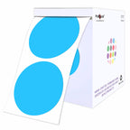 2" Sky-Blue Color-Code Circle Dot Labels in Dispenser Box, 500 Stickers