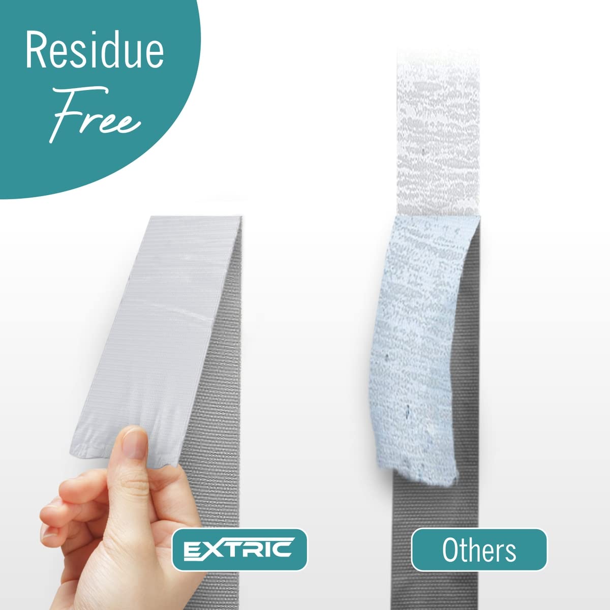 Duct Tape, Heavy Duty Silver Duct Tape, Strong Adhesive, Waterproof 2 inch x 60 Yard, 6 Rolls Bulk