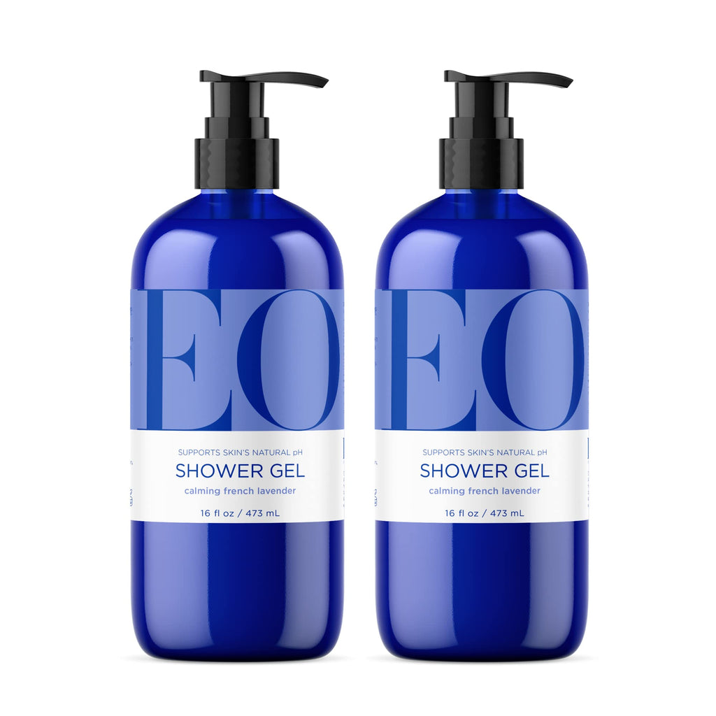 French Lavender Body Wash, Aromatherapy Shower Gel, 16 oz 2-Pack