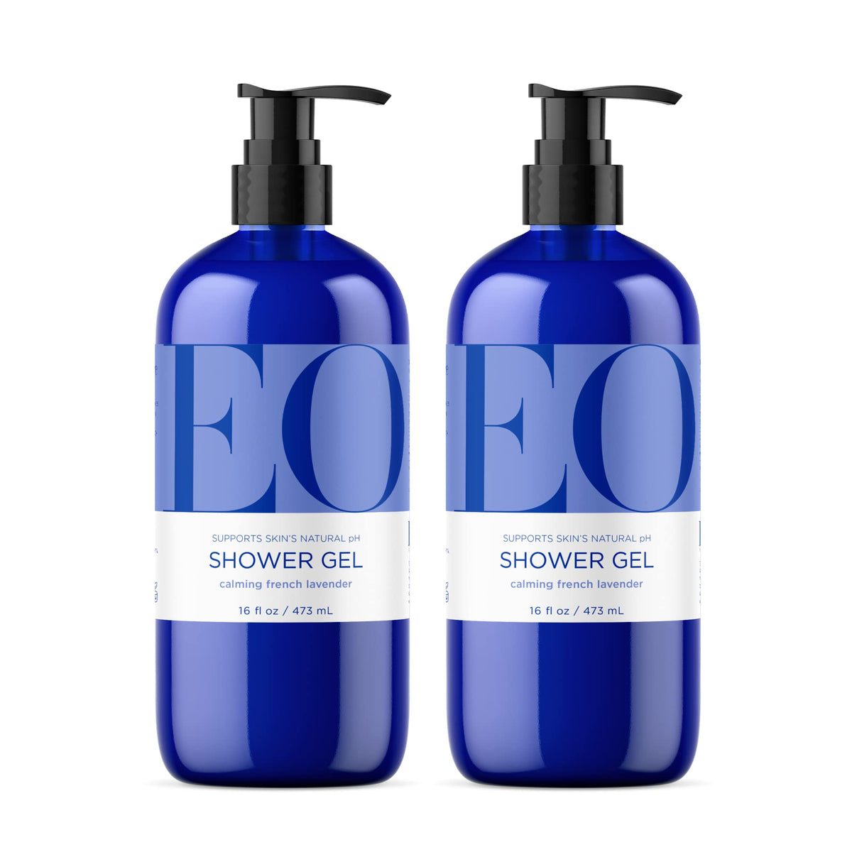 French Lavender Body Wash, Aromatherapy Shower Gel, 16 oz 2-Pack