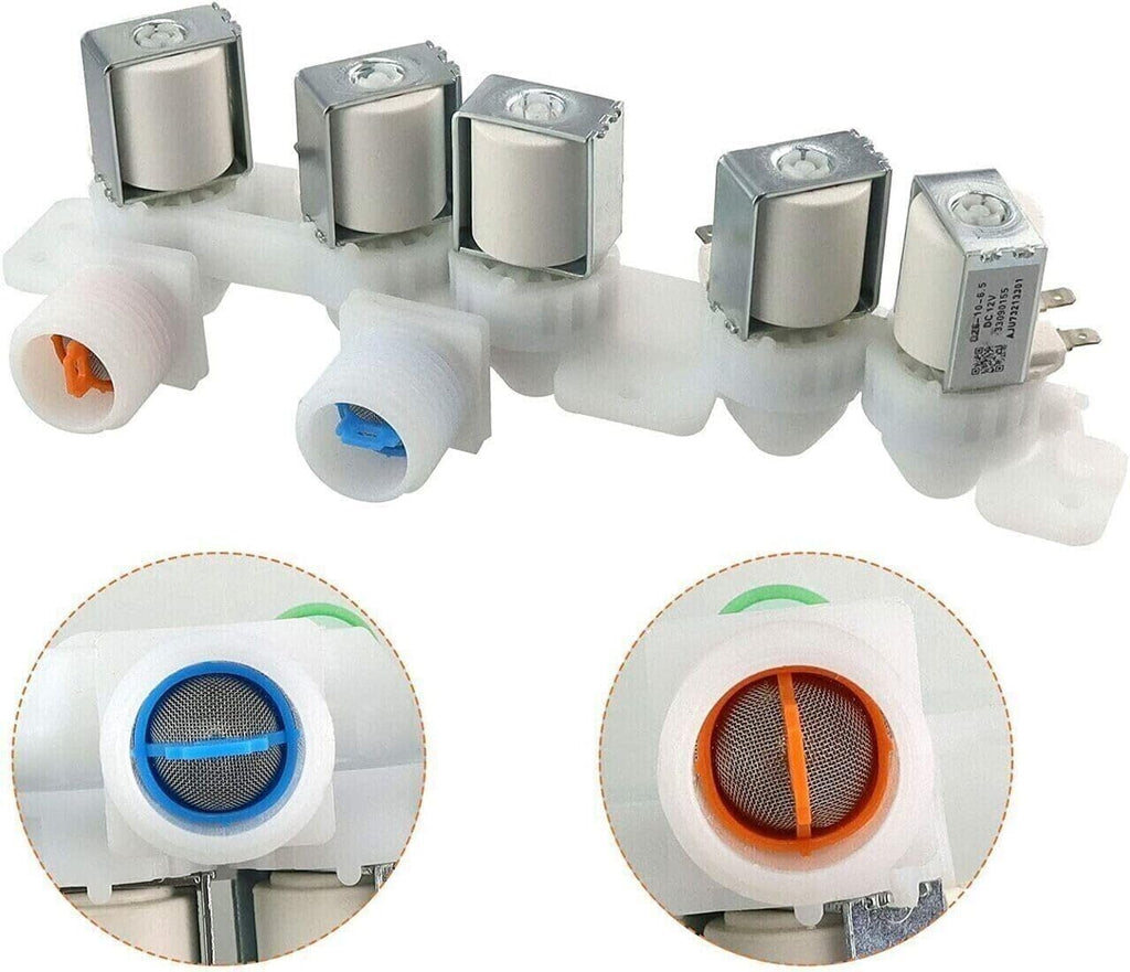 Generic #US Replacement Part for Inlet Valve Compatible with Fits for L.G Washer WT7200CV WT7600HKA WT7200CW WT7050CV #luPart24055329, #LubaniPart247627