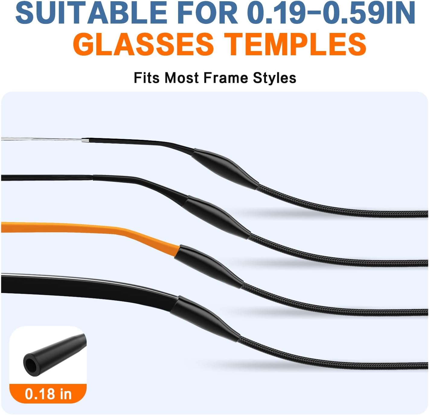 Glasses Strap 3Pcs, Adjustable Eyewear Holder Sunglasses Strap, Eyeglass Holders Around Neck, Eyewear Retainer for