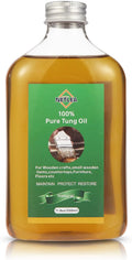 Pure Tung Oil 11.8oz – Natural Finish for Small Wood Crafts