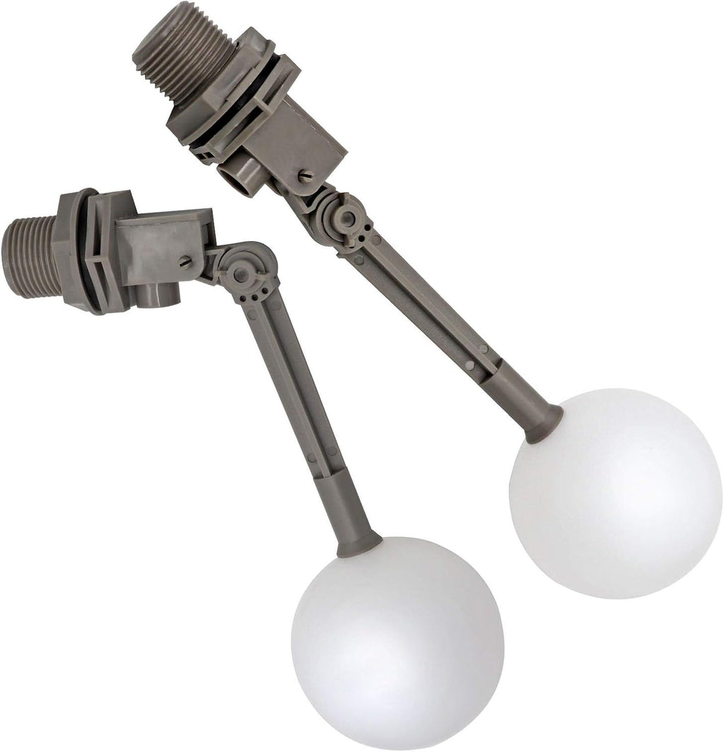 2 Pack 1 Inch Water Float Valve for Pond