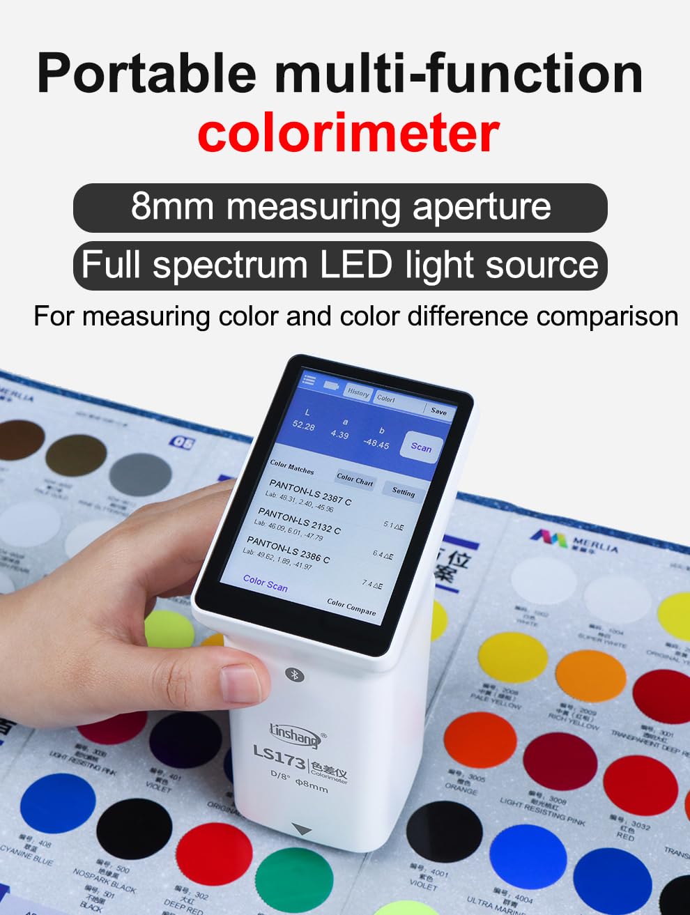 Handheld Touch Screen Colorimeter