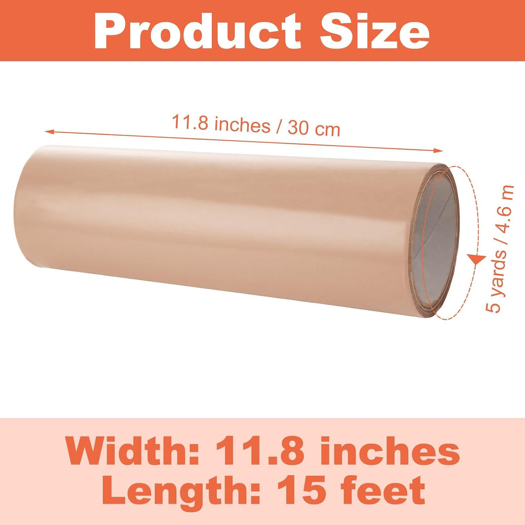 468 Double Sided Adhesive Transfer Tape, 12 in x 15 ft Heat Resistant Adhesive Transfer Tape, Heavty Duty Double