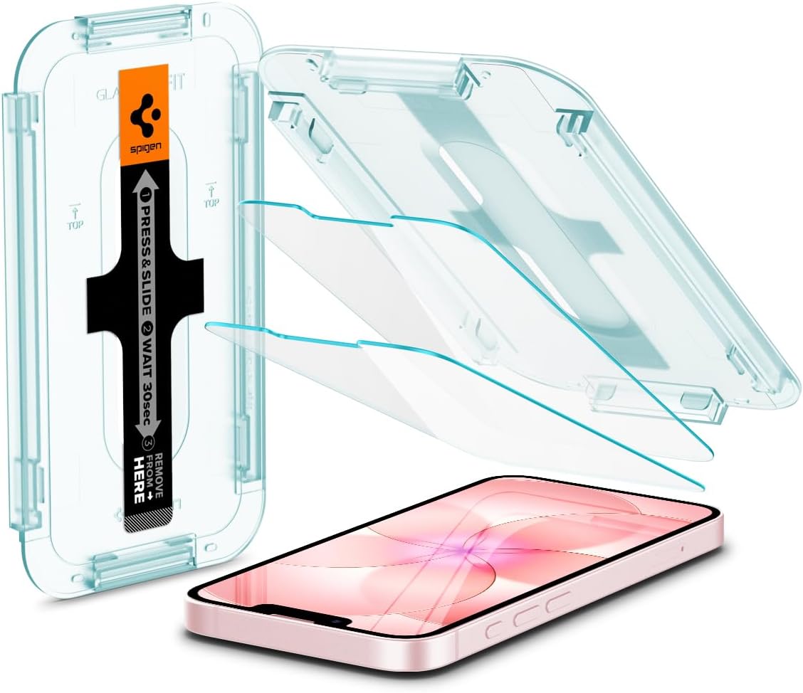 Tempered Glass Screen Protector [GlasTR EZ FIT] designed for iPhone 17e / iPhone 16e / iPhone 14 / iPhone 13
