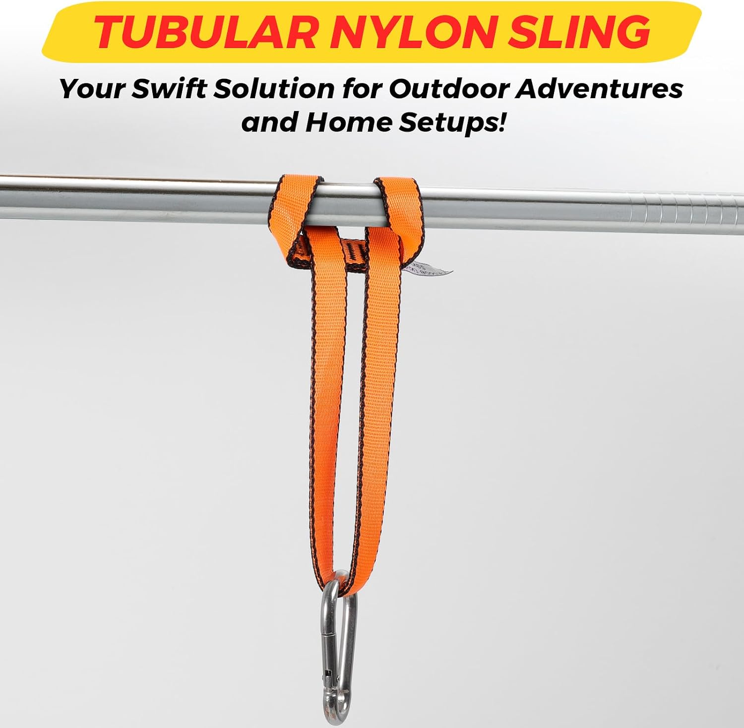 18MM Nylon Climbing Sling Runner 23KN CE2008/EN566 Strong Webbing Straps | Suitable for Rock Climbing,Mountaineering