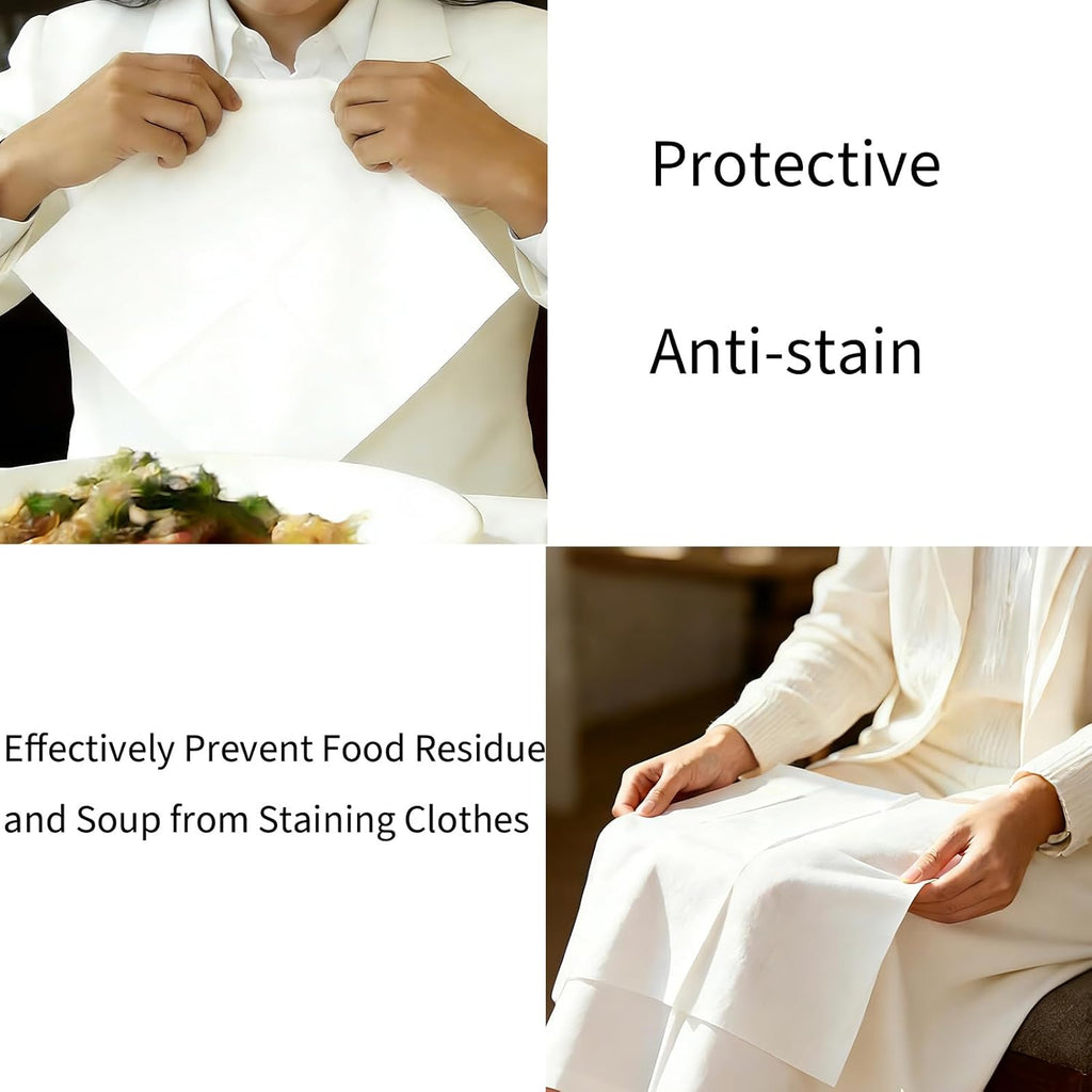 Disposable Paper Napkins Bulk for Everyday Use,White, 2-Ply, 800 Count