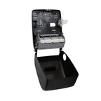 Timeless Hands-Free Mechanical Paper Towel Dispenser, Black, Commercial Grade, Universal Roll Compatibility