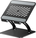Tablet Holder Stand, Dual Rod Adjustable Aluminum Desktop Stand, Compatible with 4.7-16.9" iPads, Surface Tablets