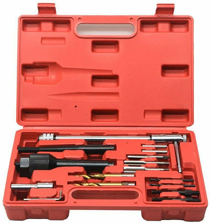 16 Piece Plug Lock Pick Tool Kit with Carry Case 2 in 1 Automotive and Home Repair Set Including Gasket Scraper Hook