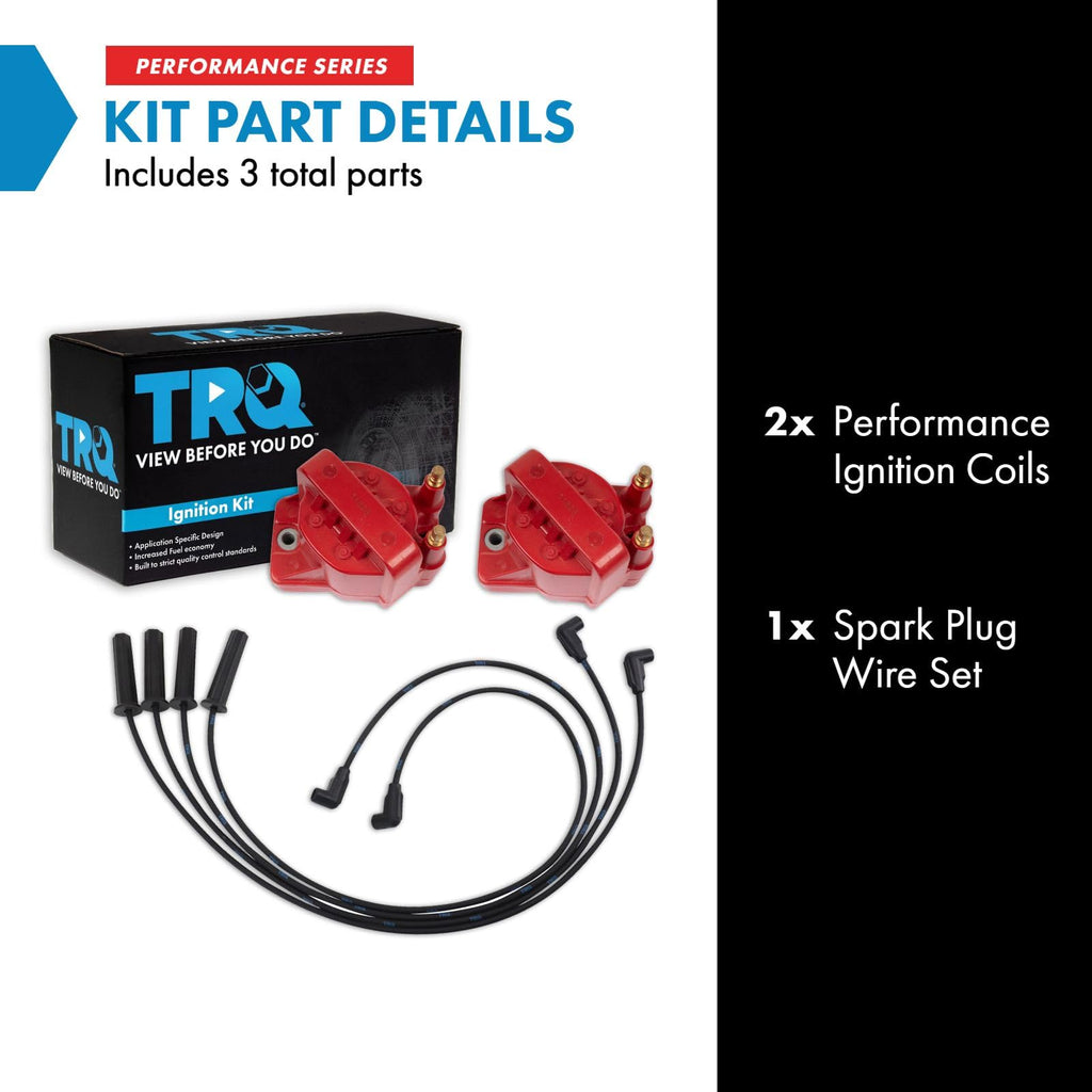 TRQ Performance Ignition Coil Kit 3 Piece