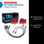 TRQ Performance Ignition Coil Kit 3 Piece