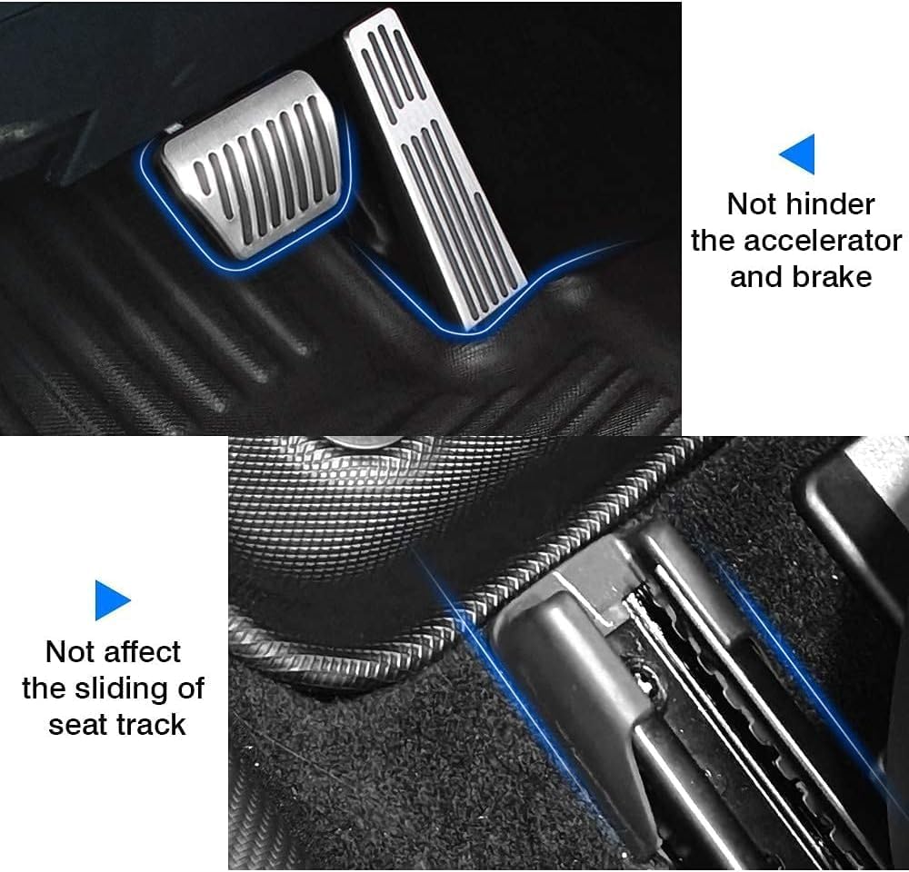 All Weather Rubber Car Floor Mats Compatible with 2014-2019 Toyota Corolla(NO FIT Corolla im & Hatchback), Odorless