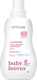 ATTITUDE Baby Laundry Detergent, Dermatologist Tested, Unscented, 35 Loads