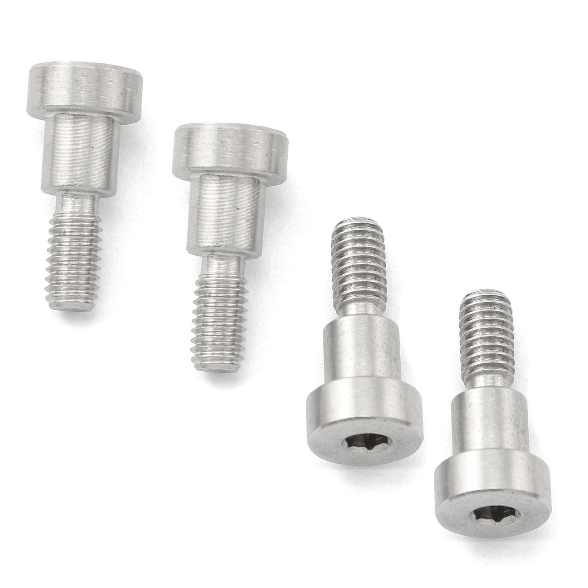 4pcs 304 Stainless Steel Hex Socket Shoulder Bolt 8mm Shoulder M6 Thread for Injection Molding Accessories