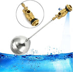 Valve，Float Valve,Brass Float Valve 1/2" 3/4" 1" 2", Water Tank Float Ball Valve, Brass Male Thread Water Sensor Stainless Steel High Pressure Float Ball Value (Size : 1.5inch) (Size : 2inch)