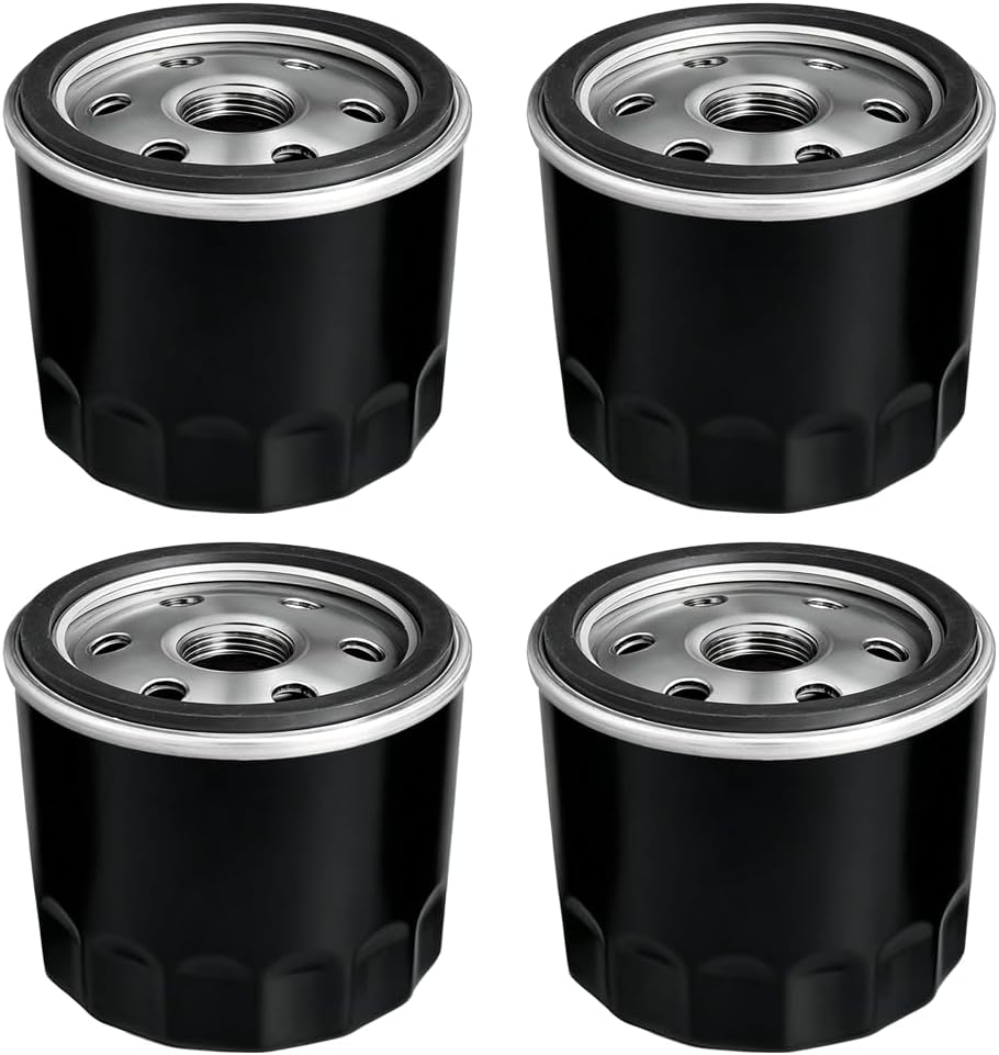 4 Pack 12 050 01-S Oil Filter Compatible with Kohler Engine 12-050-01-S 1205001S KH-12-050-01-S 12 050 01-S1 Lawn Mower Oil Filter
