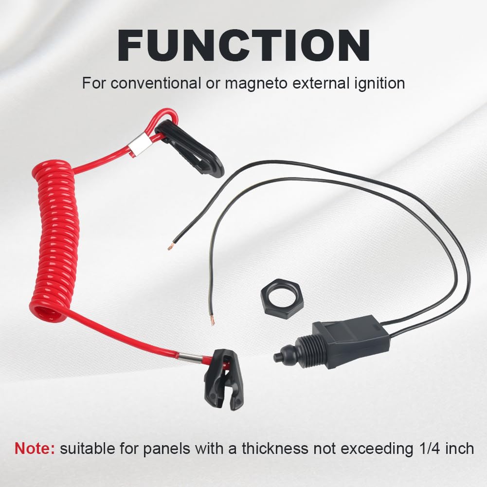 585134 Kill Switch with Safety Lanyard Compatible with Johnson Evinrude