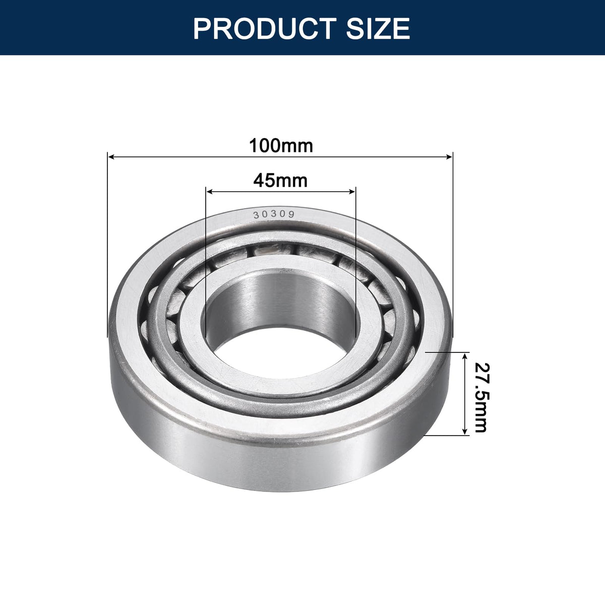 HIPicco 30309 Tapered Roller Bearing Cone and Cup Set