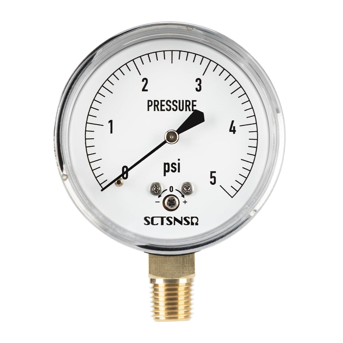 SCTSNSR 0 to 5 Psi Low Pressure Gauge, Capsule Measurement System