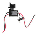 Electric Drill Switch, Cordless Drill Trigger Switch, 7.2V-24V Lithium Battery Cordless Drill Speed Control Trigger Switch With Small Light