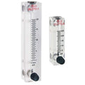 Dwyer Visi-Float Flowmeter, VFA-5-BV, Acrylic Block, 5% FS Acc, 2-20 SCFH air, Br Valve