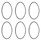 uxcell 6Pcs AS-246 Nitrile Rubber O-Rings 4-1/2" ID 4-3/4" OD 1/8" W
