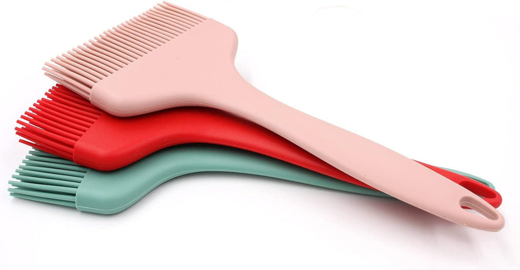 Silicone Pastry Brushes Basting Brushes for Baking and Cooking, 3 Pack